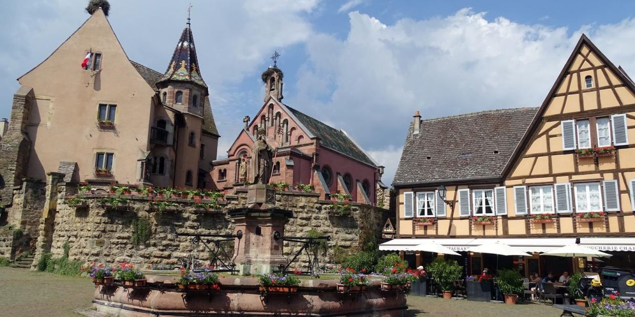 Brunnen in Eguisheim