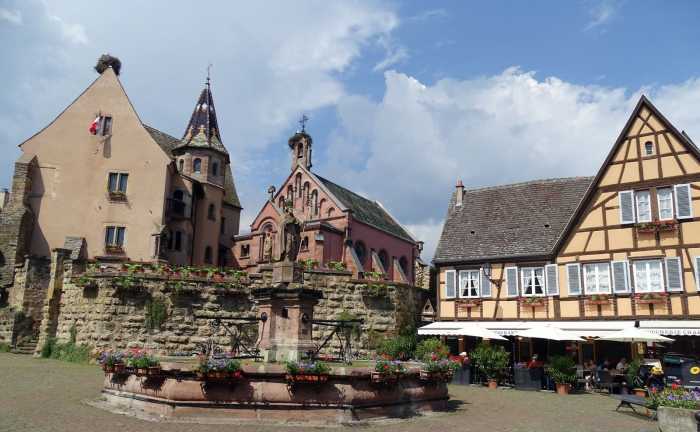 Brunnen in Eguisheim
