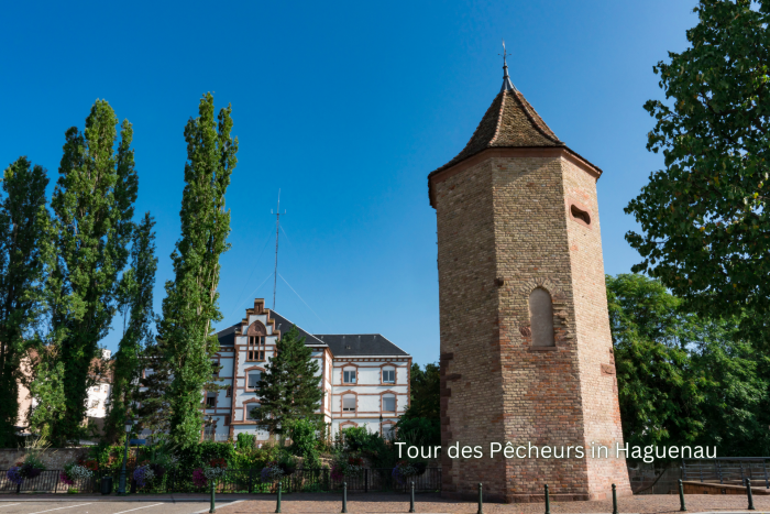 Tour des Pêcheurs in Haguenau – mittelalterlicher Wehrturm der historischen Stadtbefestigung