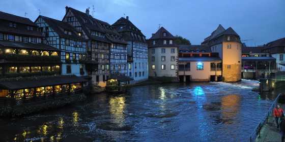 Übernachten in Strasbourg – Petite France am Abend